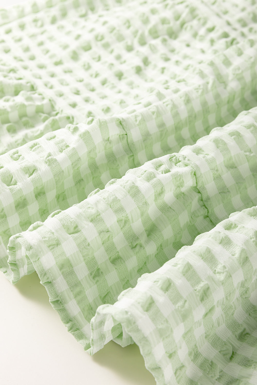 Textured Short Sleeve Tiered Mini Dress