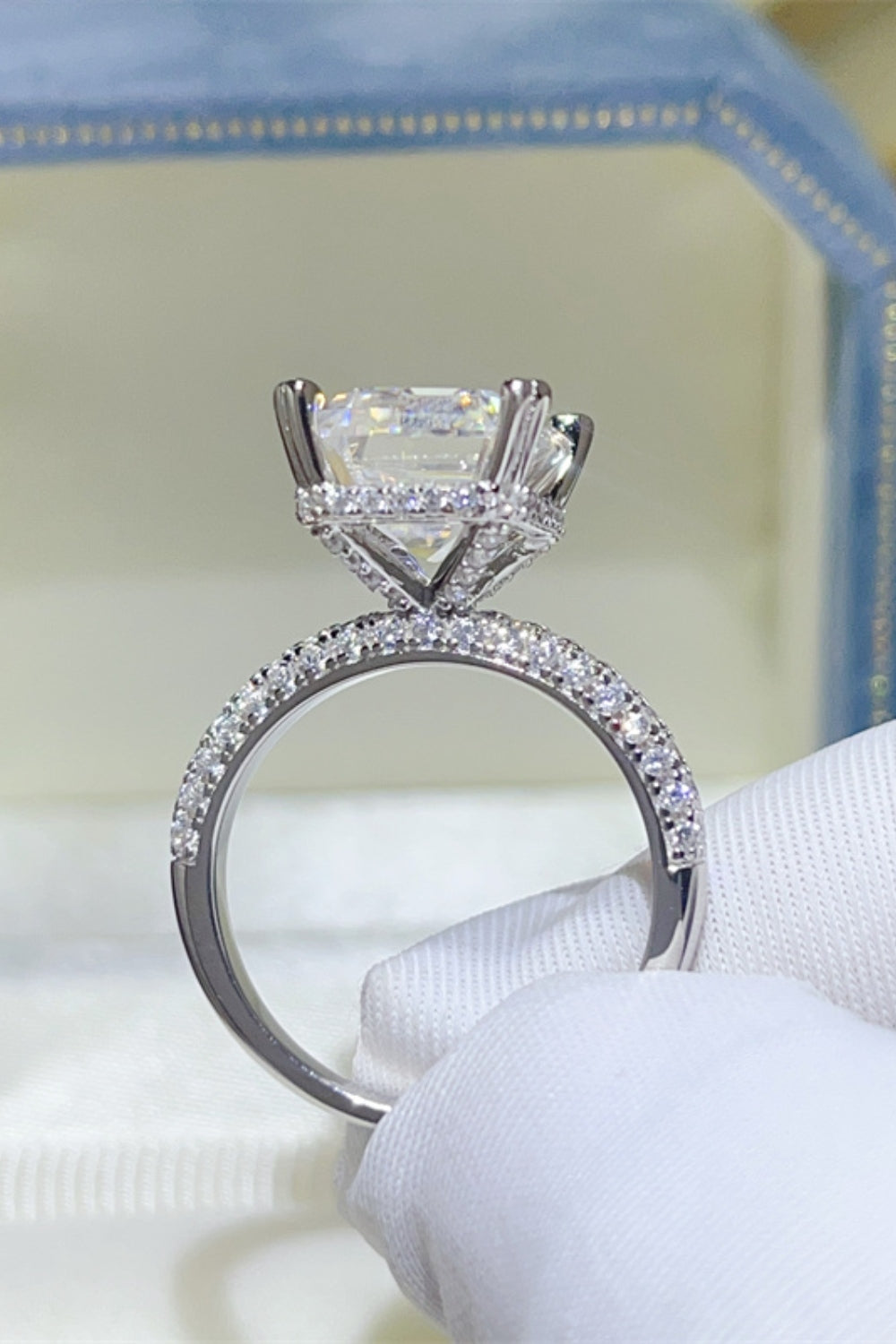 5 Carat Moissanite 925 Sterling Silver Ring - felvior