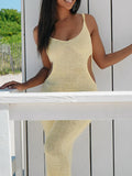 Backless Cutout Scoop Neck Cover-Up Dress - felvior