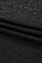 Bow Back Round Neck Short Sleeve Blouse