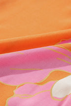 Floral Print Shirt and Shorts Set