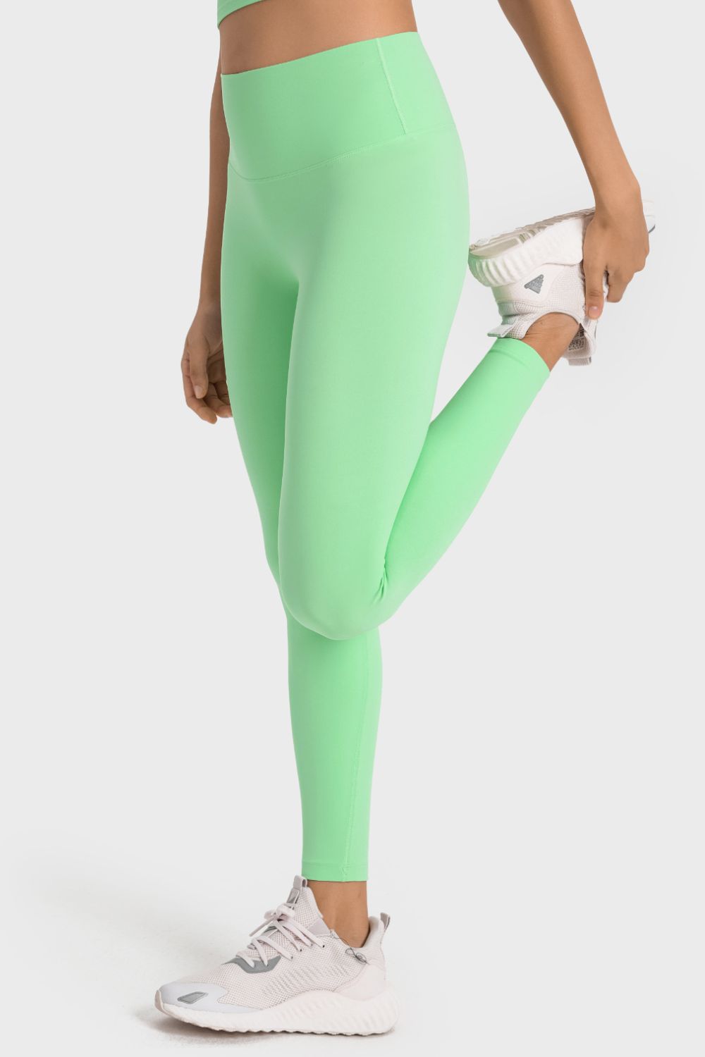 Millennia High-Rise Wide Waistband Yoga Leggings - felvior