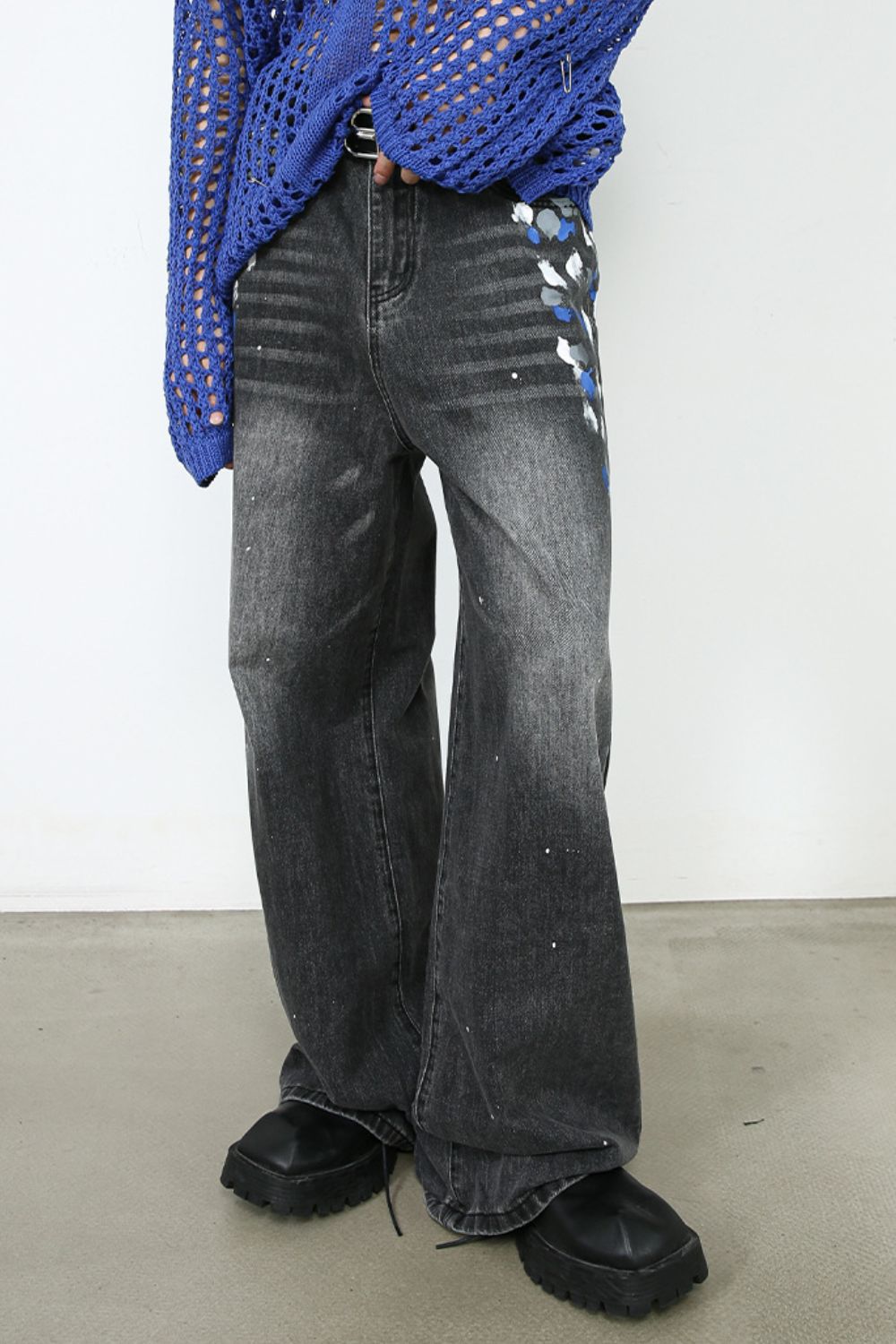 Men's Wide Leg Jeans