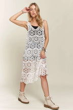 ADORA Crochet Cover-Up Tunic Top