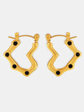 Stainless Steel Heart Earrings - felvior