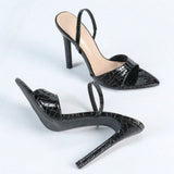 Open Toe Stiletto Sandals - felvior