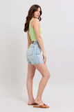 Judy Blue Plus Size Denim Shorts - 2 Button with Pockets