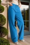 Wide Leg Jeans with Pockets - felvior