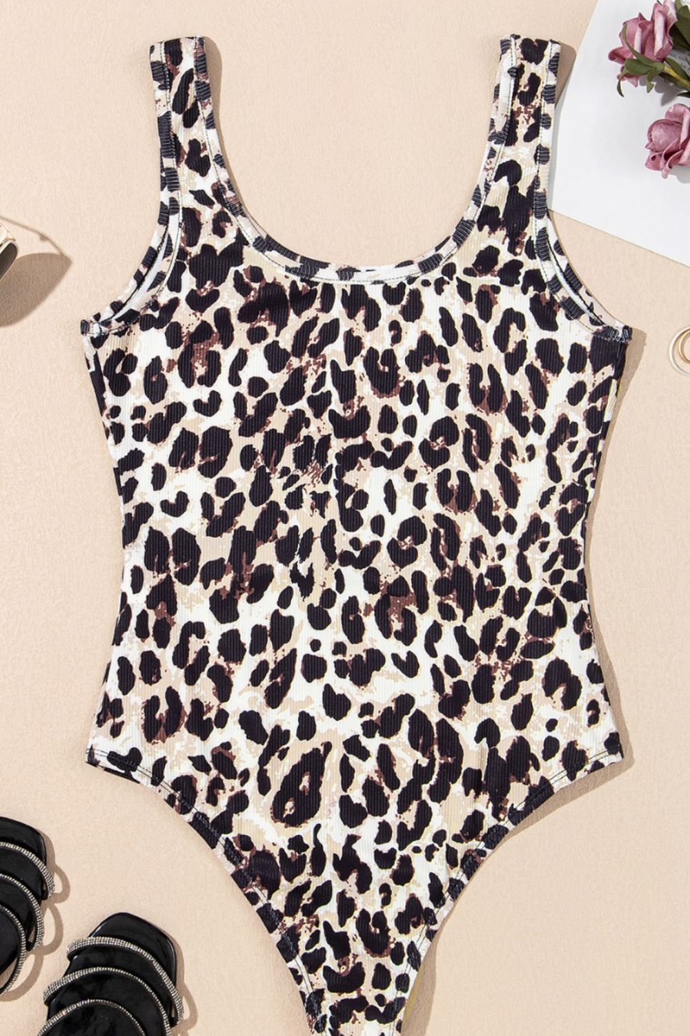 Leopard Sleeveless Bodysuit