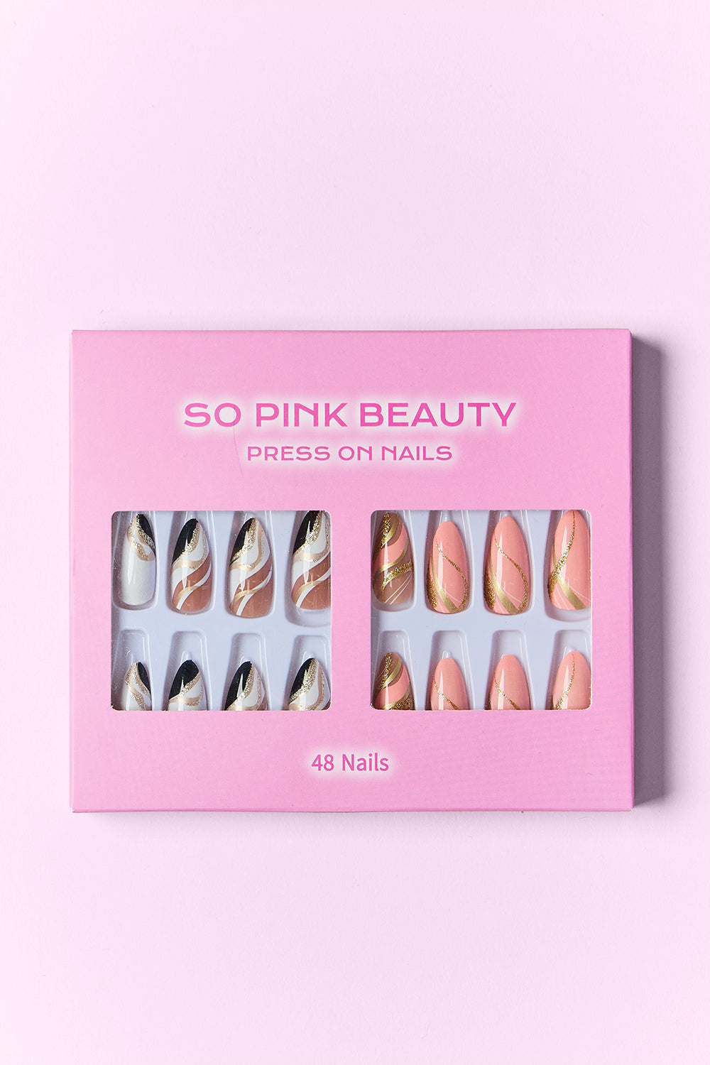 SO PINK BEAUTY – Press-On-Nägel, 2 Packungen Zweitbild