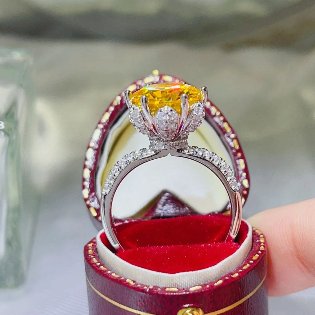 5 Carat Moissanite 925 Sterling Silver Ring