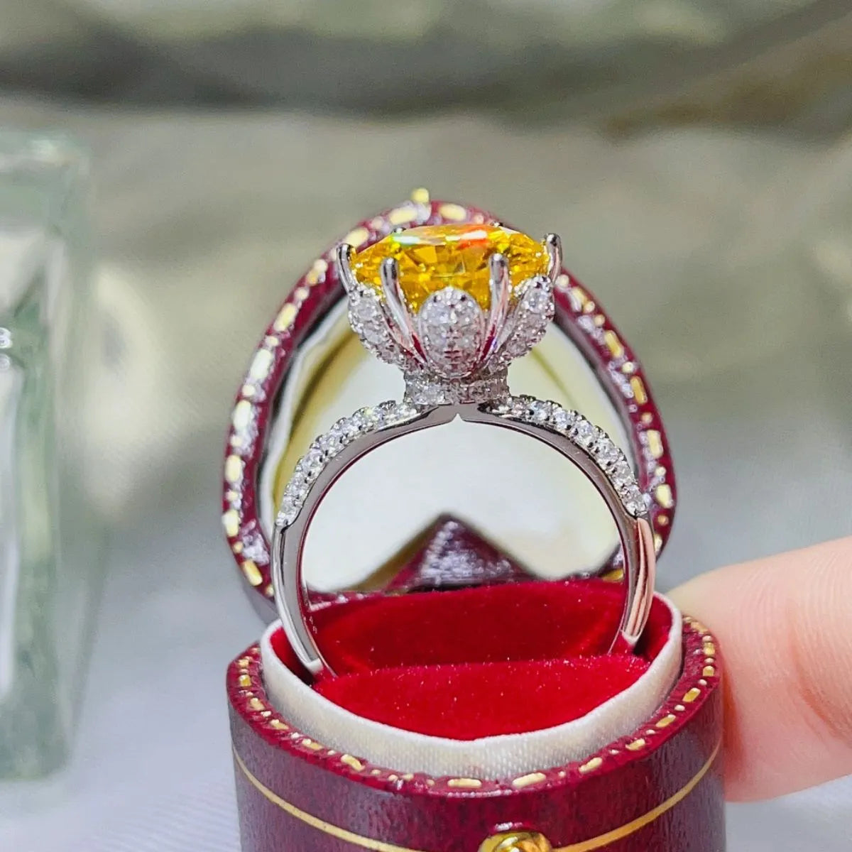 5 Carat Moissanite 925 Sterling Silver Ring