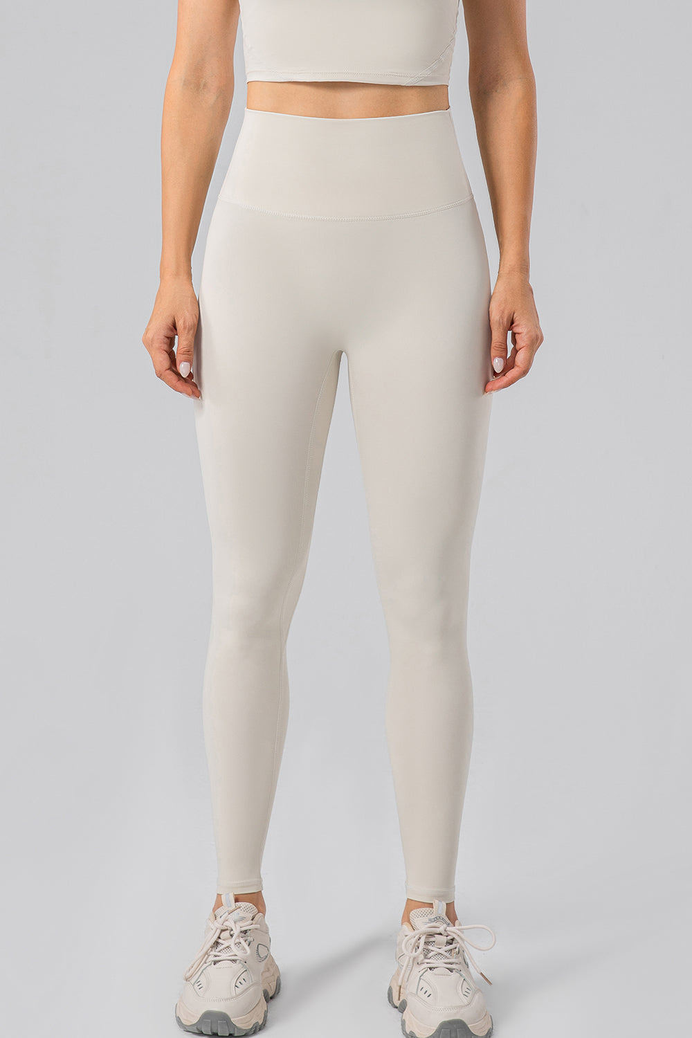 High Waist Wide Waistband Active Leggings - felvior
