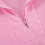 Quarter Zip Long Sleeve Sweatshirt