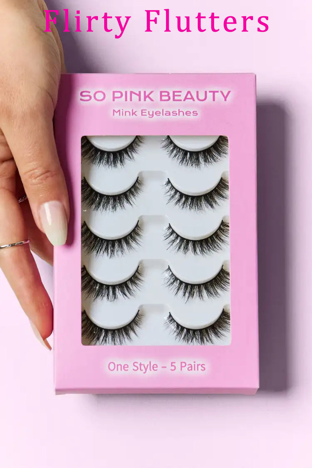 SO PINK BEAUTY Mink Eyelashes 5 Pairs Hauptbild