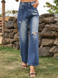 Distressed Jeans with Pockets - felvior
