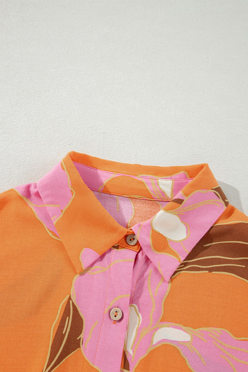 Floral Print Shirt and Shorts Set