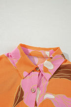 Floral Print Shirt and Shorts Set