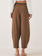 Full Size Drawtising Cropped Jogger Pants Plus Size