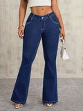 Flare Jeans with Pockets - felvior