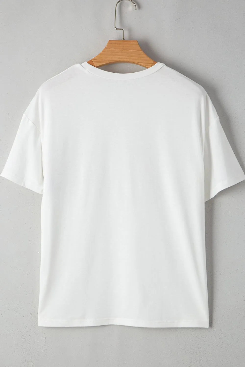 Sequin Stripes Crew Neck T Shirt