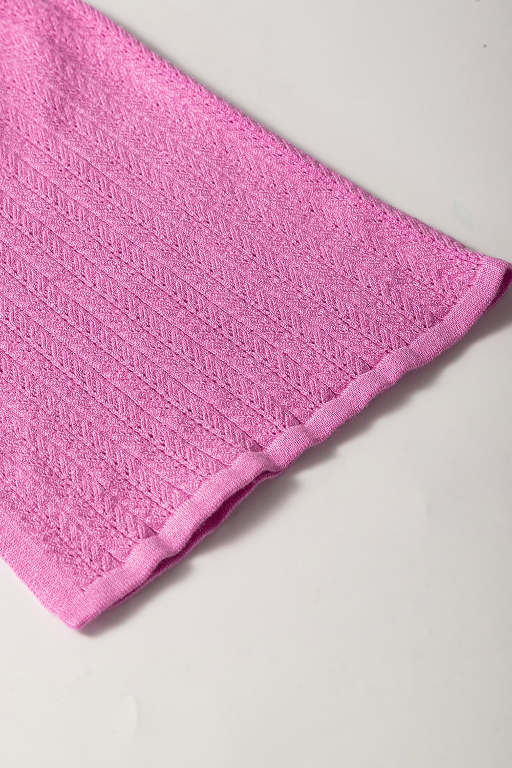 Textured Square Neck Half Sleeve Top - felvior