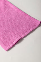 Textured Square Neck Half Sleeve Top