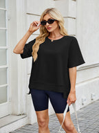 Round Neck Short Sleeve T-Shirt