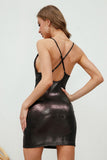Backless Cowl Neck Pencil Dress - felvior