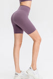 Slim Fit Wide Waistband Sports Shorts - felvior