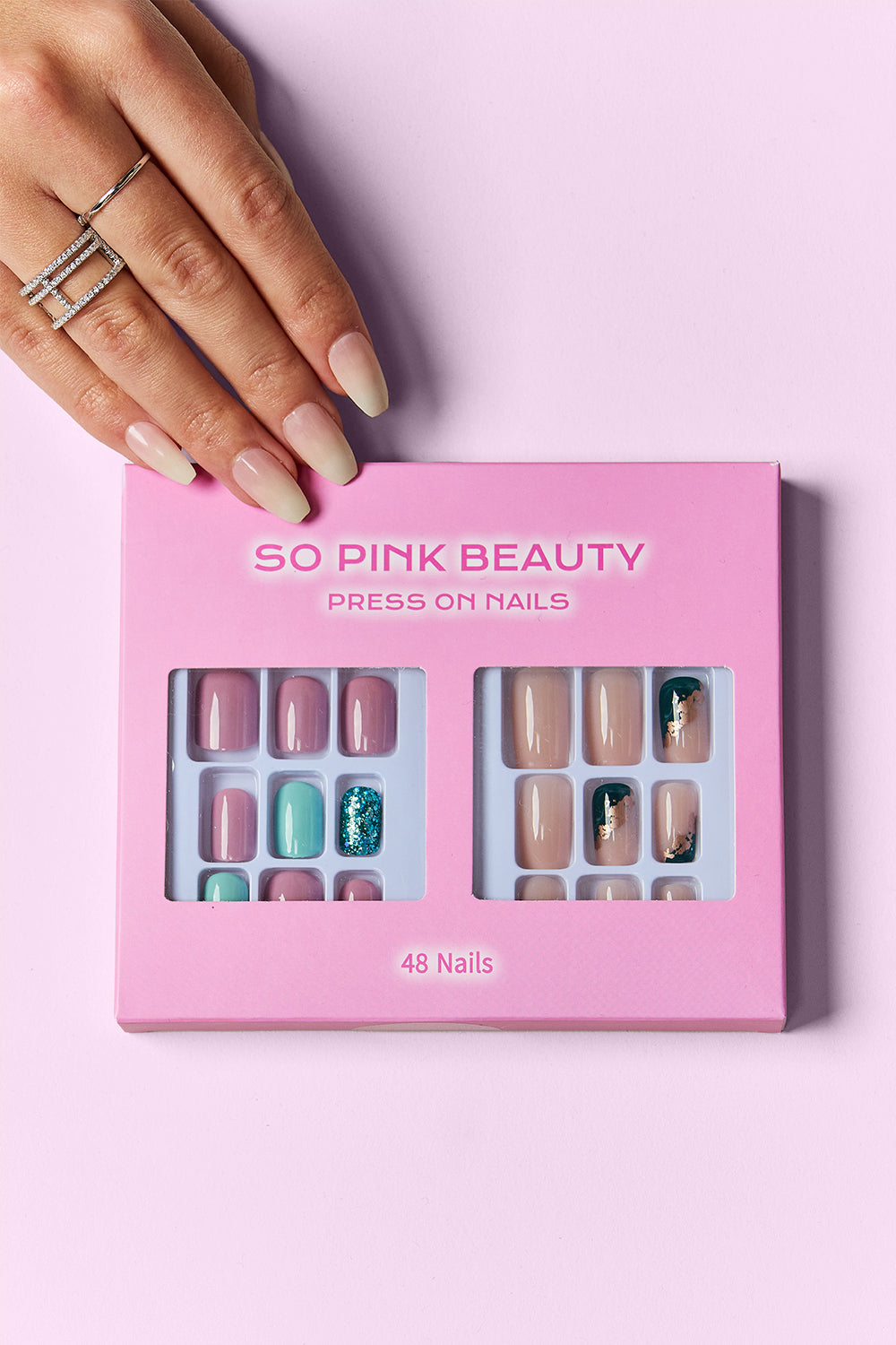 SO PINK BEAUTY Press On Nails 2 Packs - felvior
