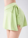 High Waist Active Skort with Pockets - felvior