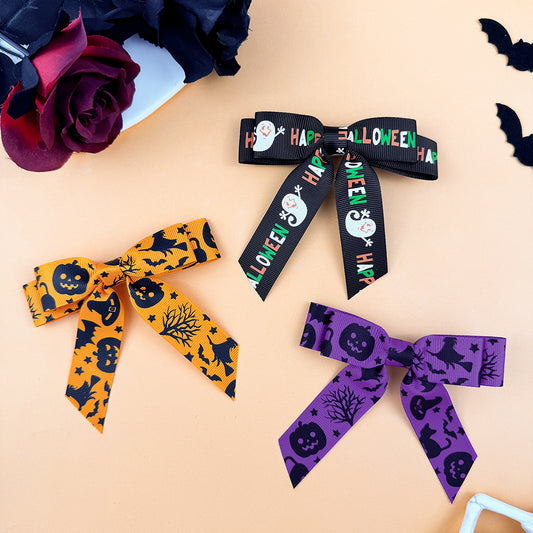 2-Piece Polyester Bow Hair Clip - felvior