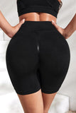 Slim Fit High Waistband Active Shorts - felvior