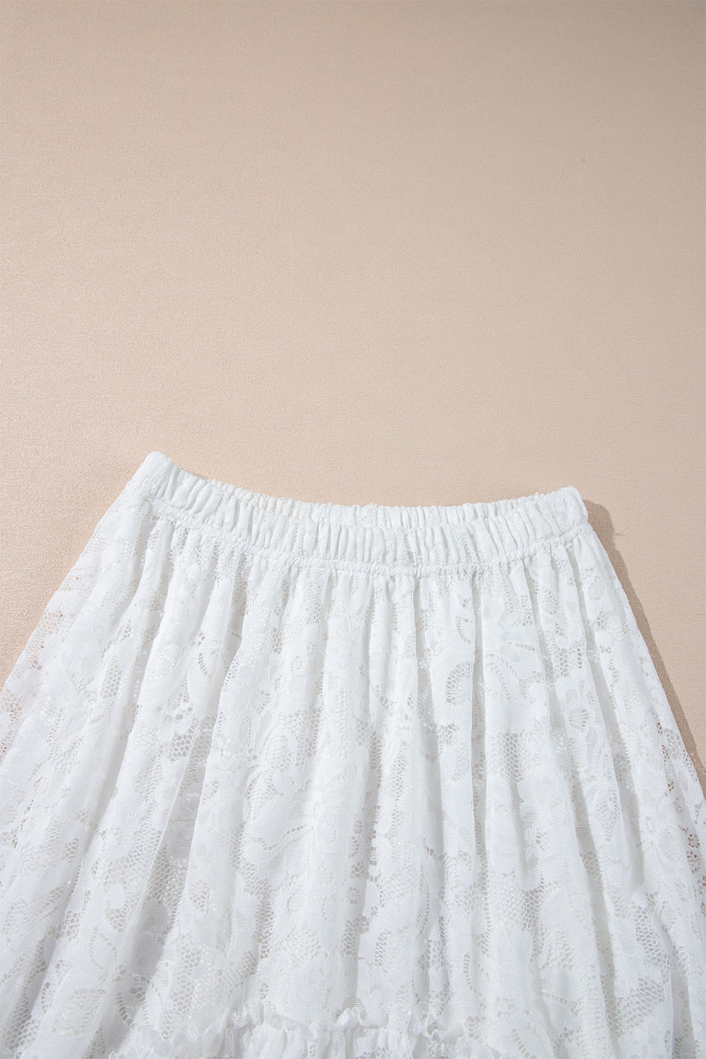 Lace High-Low Skirt