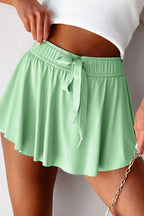 Drawstring Active Skorts