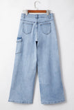 Bowknot Decor Cargo Jeans - felvior