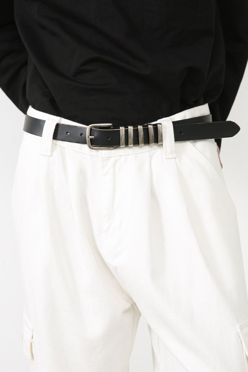 Men's Loose Fit Cargo Jeans