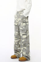 Men's Camouflage Straight Cargo Jeans