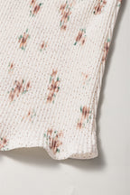 Floral Bow Back Scoop Neck Cami