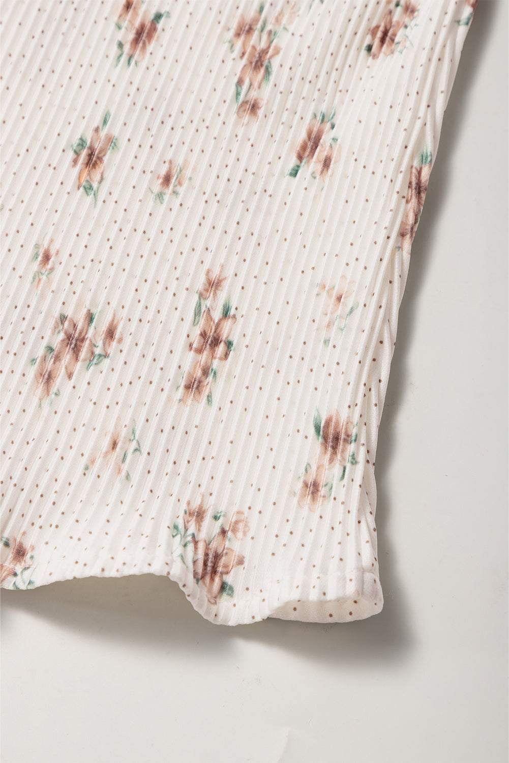 Floral Bow Back Scoop Neck Cami