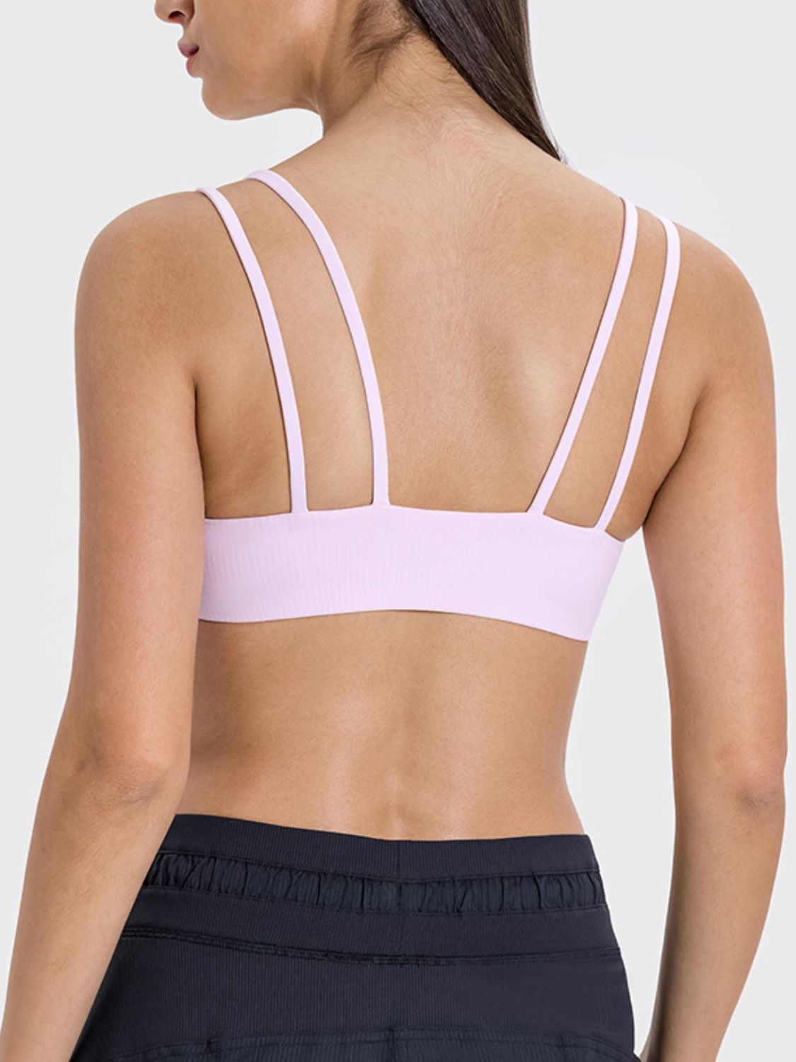 Millennia Scoop Neck Double Strap Active Cami - felvior