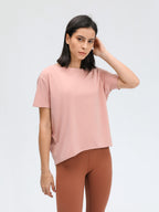 Millennia Round Neck Short Sleeve Active T-Shirt