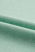 Round Neck Short Sleeve Knit Top