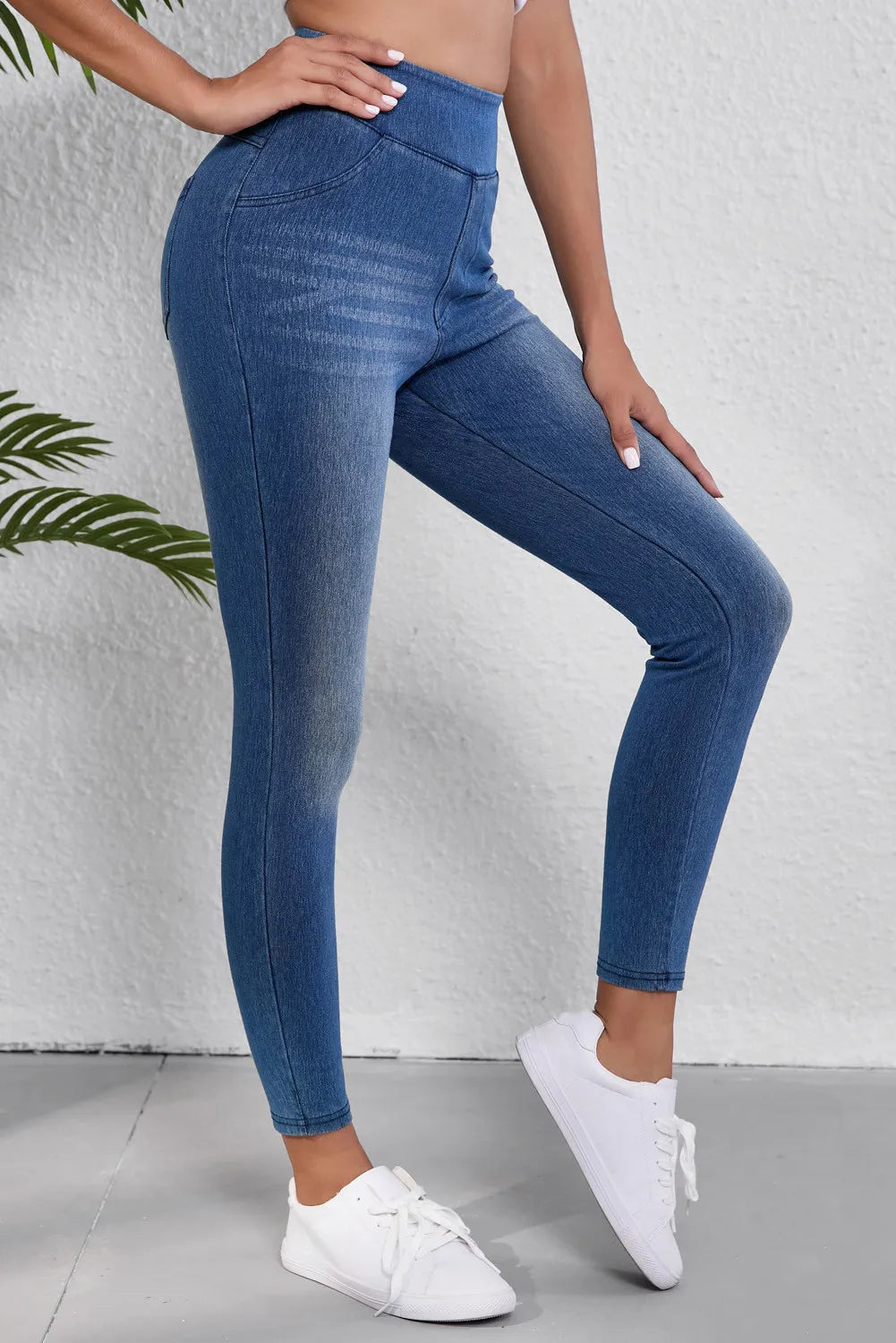 High Waist Skinny Jeans - felvior