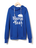 Drawstring Letter Graphic Long Sleeve Hoodie - felvior