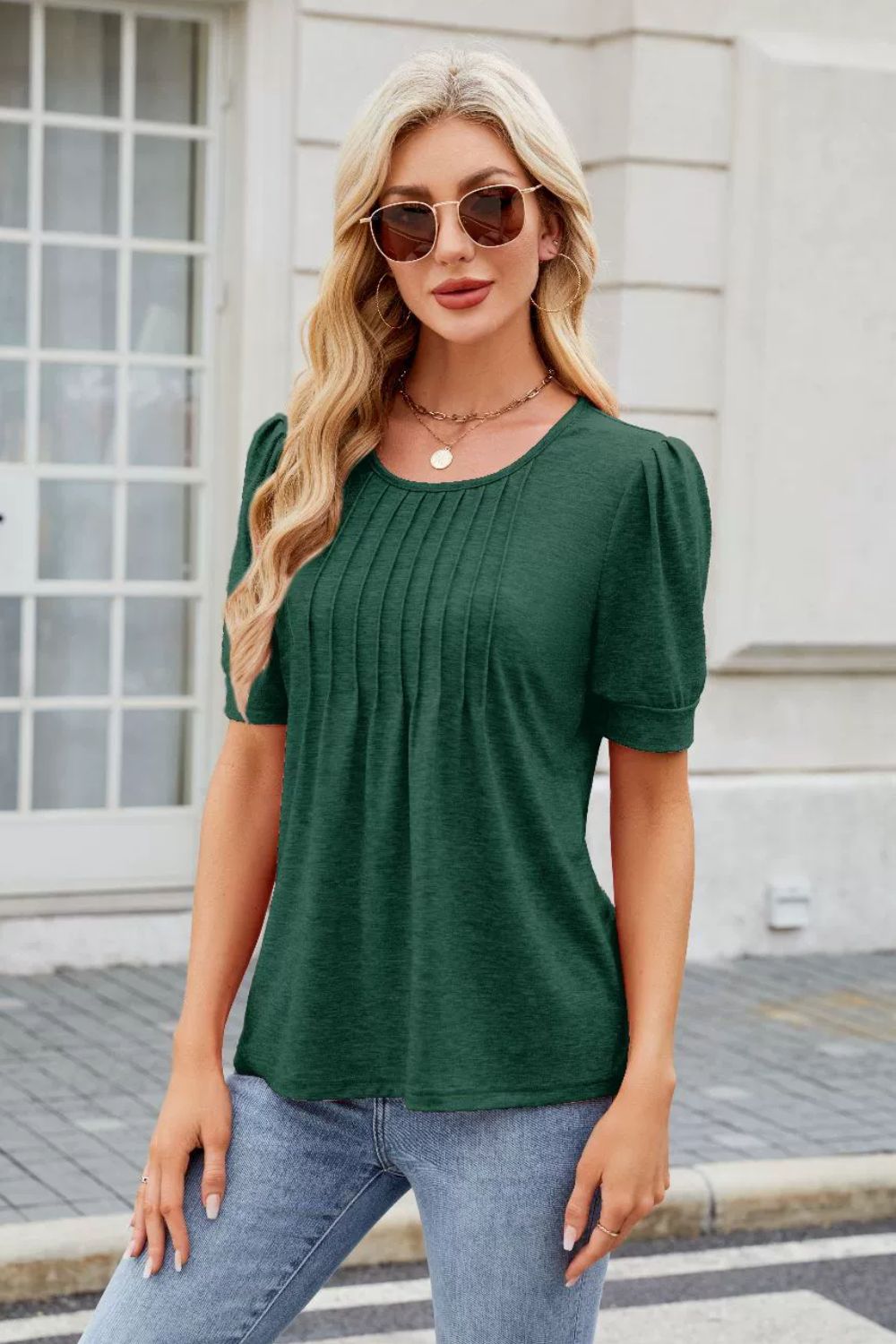 Round Neck Short Sleeve T-Shirt
