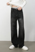 Men's Loose Fit Jeans with Pockets