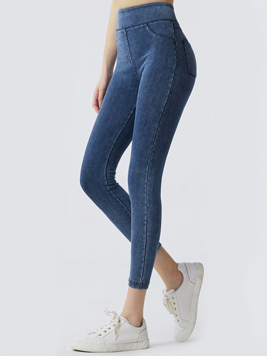 Wide Waistband Sports Leggings - felvior