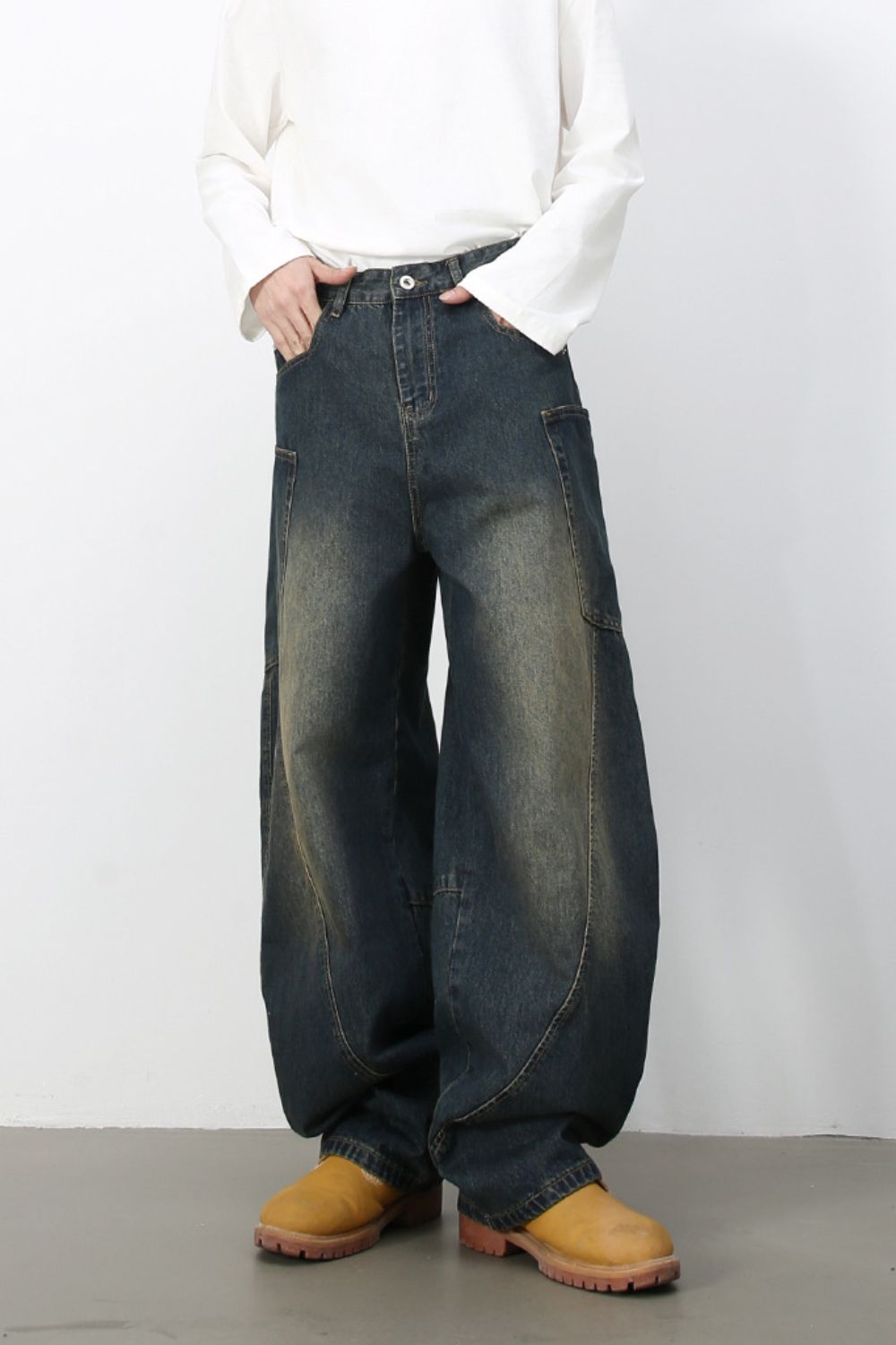 Men's Wide Leg Jeans